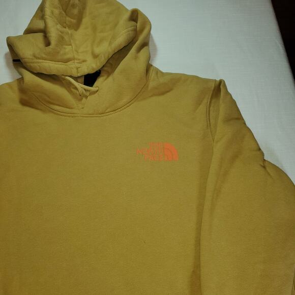 The North Face Hoodie XL Mustard - Picture 2 of 9